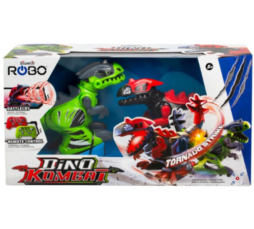  silverlit 86889 set de 2 roboți dinozauri cu telecomanda "dino kombat"