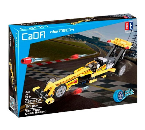  cada c52017w Конструктор "drag racing " (151 дет.)