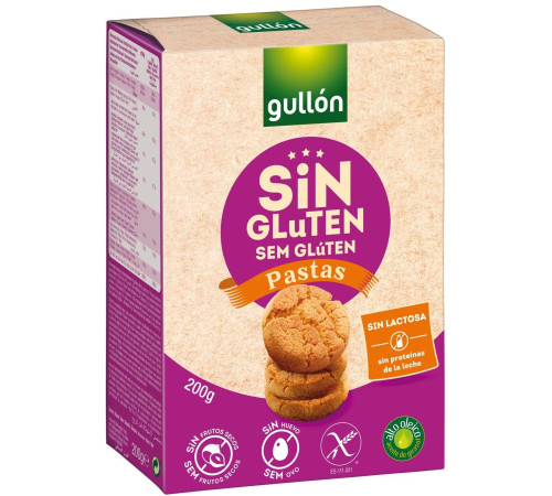 gullon biscuiti cookies fara gluten si lactoza (200 gr.)