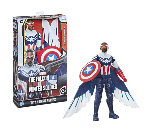 avengers f2075 figura titan hero "capitanul america" (30 cm.)