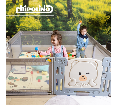 chipolino koiam0252be Țarc cu ușă amico (180&times;200 cm) bej