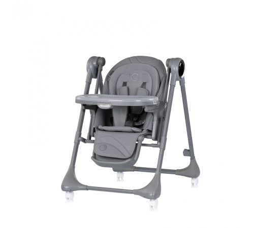 chipolino sthma02601ch scaun pentru copii și leagăn electric 2 &icirc;n 1 "master class" charcoal