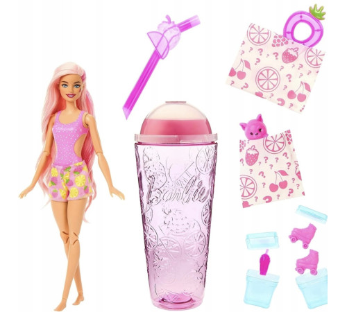 barbie hnw41 păpușa “pop reveal: limonadă de căpșuna”