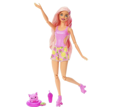 barbie hnw41 păpușa “pop reveal: limonadă de căpșuna”