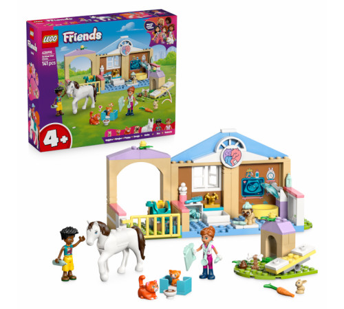 lego friends 42696 constructor "clinică veterinară pentru animale" (141 el.)