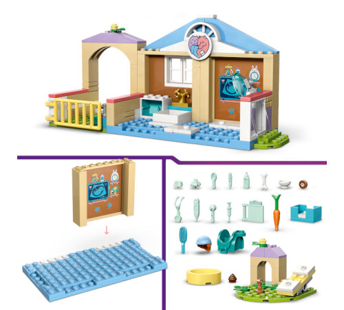 lego friends 42696 constructor "clinică veterinară pentru animale" (141 el.)