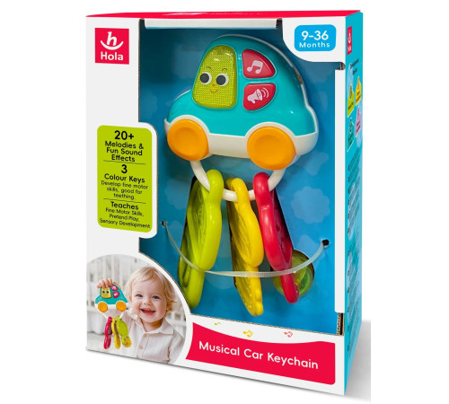 hola toys e8996 Музыкальная погремушка "Ключи"