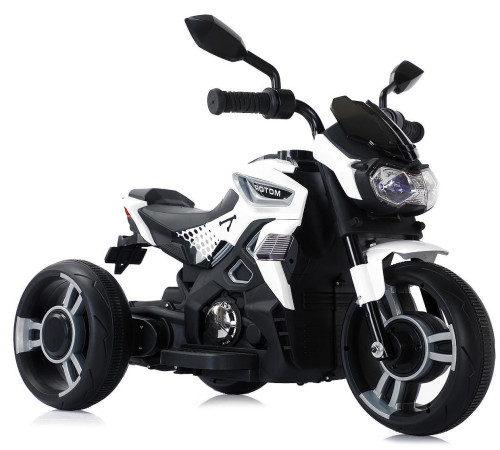  chipolino Мотоцикл на аккумуляторе "off road" elmor02401wh белый