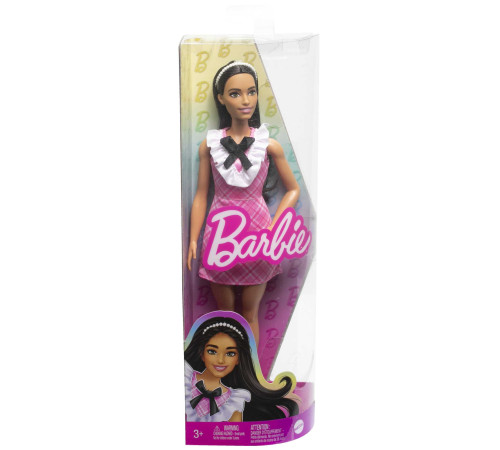 barbie hjt06 Кукла "Модница" в клетчатом платье