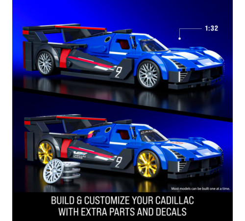 hot wheels jfr89 Конструктор speed cadillac project gtp hypercar (236 дет.)