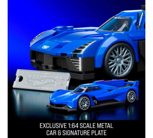 hot wheels jfr89 Конструктор speed cadillac project gtp hypercar (236 дет.)