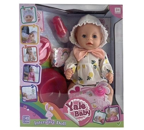  op ДД02.174 papusa cu accesorii "yale baby" (45 cm.)