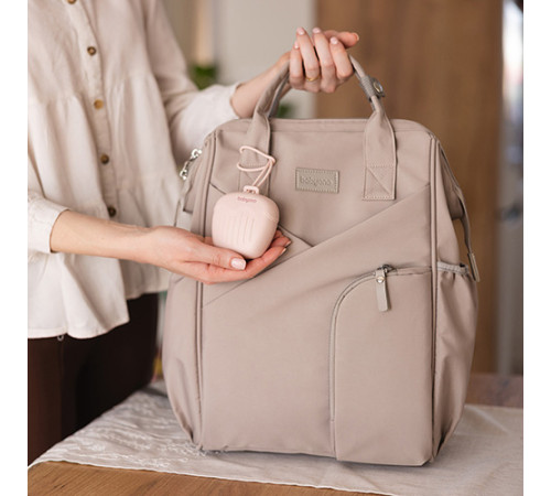 babyono-19632 Силиконовый контейнер для пустышки 1656/02 (розовый)