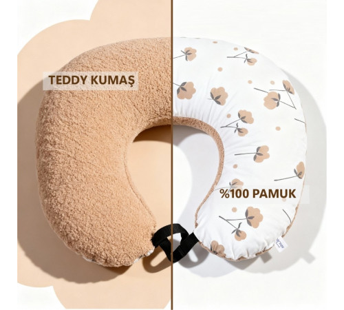 sevi 77-14 pernă pentru alăptare "teddy brown"