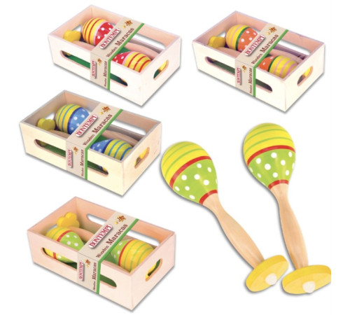 Jucării pentru Copii - Magazin Online de Jucării ieftine in Chisinau Baby-Boom in Moldova bontempi 562010 maracas din lemn (18 cm) in sort.
