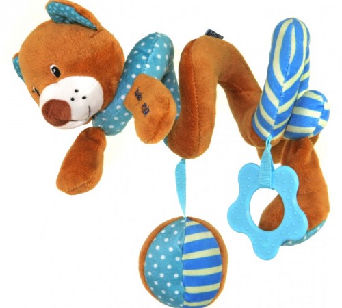 Детский магазин в Кишиневе в Молдове Baby Mix STK-16432B Спираль для коляски "Мишка" голубой Детский магазин в Кишиневе в Молдове baby mix stk-16432b Спираль для коляски "Мишка" голубой