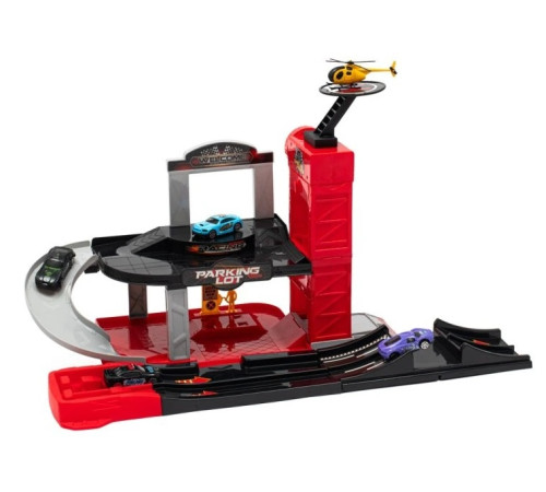 baby mix 56455 Игровой набор "Гараж c вертолетом"