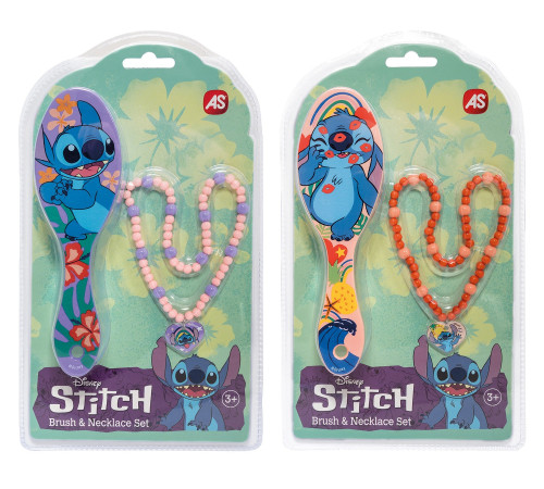 Jucării pentru Copii - Magazin Online de Jucării ieftine in Chisinau Baby-Boom in Moldova as kids 1027-64248 set cadou pentru copii disney stitch: perie de păr și colier (&icirc;n sort.)