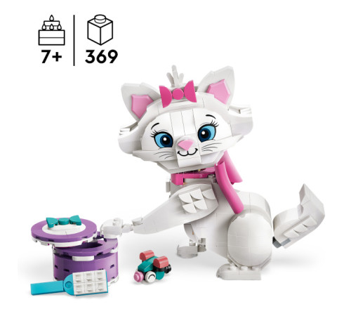lego disney 43286 constructor "aristocats fascinanta marie" (369 el.)