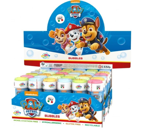  dulcop 1010025 bule de sapun "paw patrol" (60 ml.) in sort.