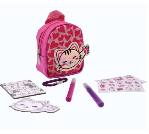 as kids 1080-51101 Мини-рюкзак с канцелярскими принадлежностями happihobbi (в асс)