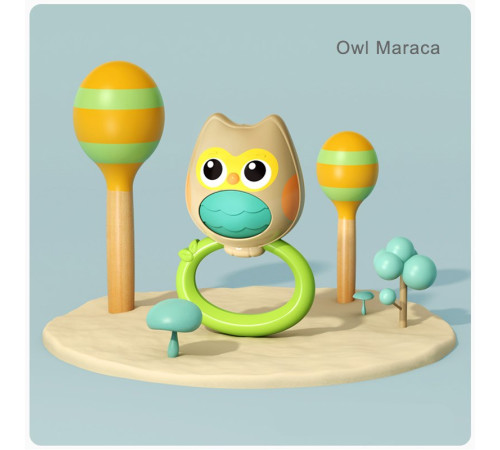 hola toys 318b-4 Погремушкa "Сова"