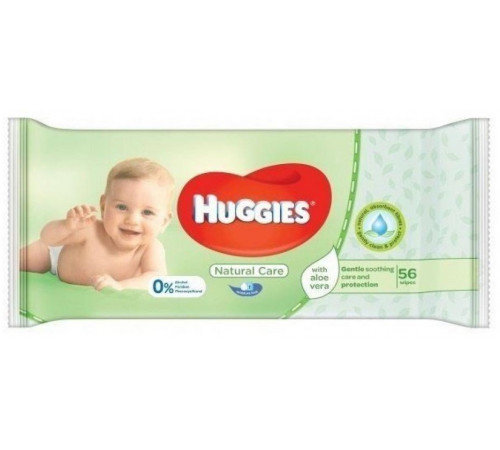 huggies Влажные Салфетки natural care (56 шт.)