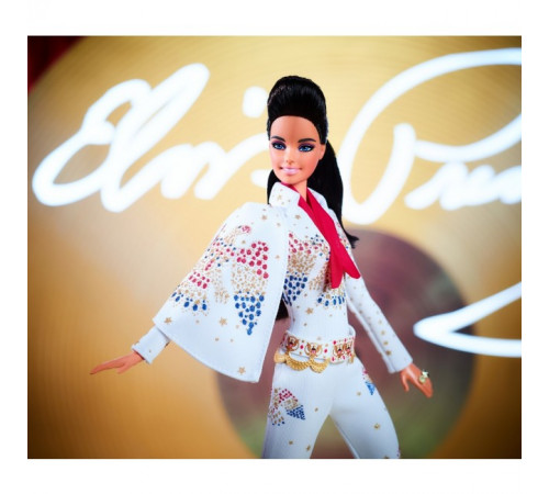 barbie gtj95 păpușă de colecție "elvis presley"