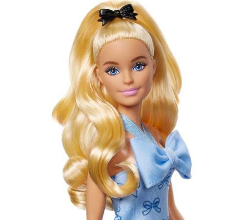 barbie hyt93 Кукла "Модница" Голубые бантики 