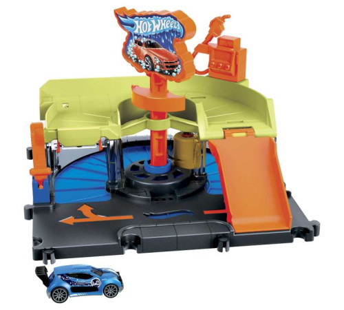 hot wheels hdr27 Игровой набор "city downtown express car wash"