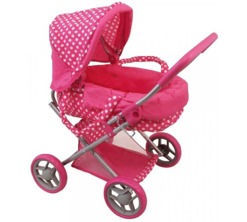 Детский магазин в Кишиневе в Молдове baby mix 34230 Коляска для кукол (розовый горох)