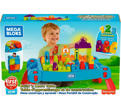  mega bloks fgv05 Конструктор со столиком (30 эл.)