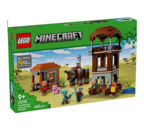 Детский магазин в Кишиневе в Молдове Lego Minecraft 21278 Конструктор "Аванпост разбойников и опустошитель" (665 дет.) Детский магазин в Кишиневе в Молдове lego minecraft 21278 Конструктор "Аванпост разбойников и опустошитель" (665 дет.)