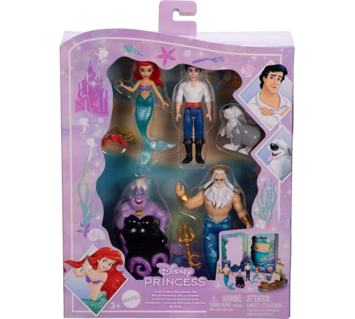 disney princess jbl32 Набор фигурок "Русалочка - Морская история"