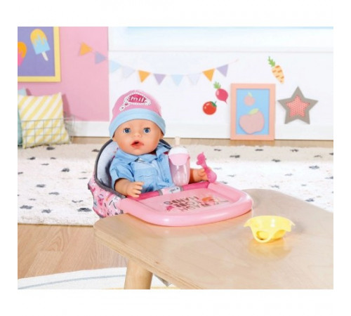 zapf creation 832417 scaun pentru papusi "baby born" cu tava