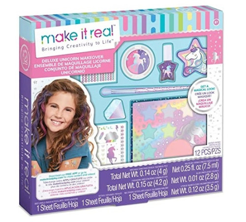 Детский магазин в Кишиневе в Молдове Make it Real 2461M Роскошный набор косметики "Единорог"  make it real 2461m Роскошный набор косметики "Единорог"