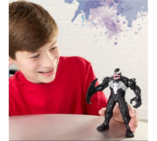 spider-man g2855 figurină interactivă marvel spider-man action fx "venom" (15 cm)