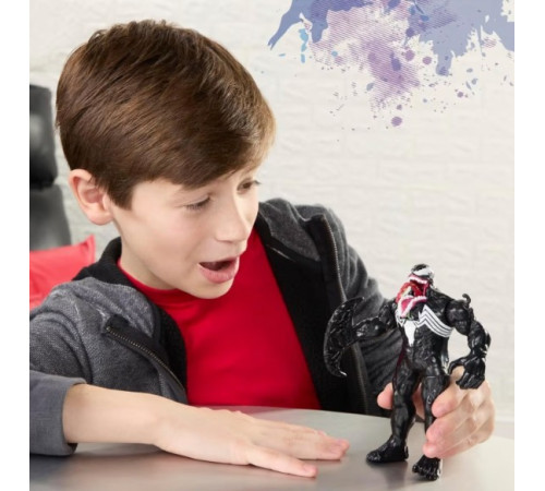 spider-man g2855 figurină interactivă marvel spider-man action fx "venom" (15 cm)
