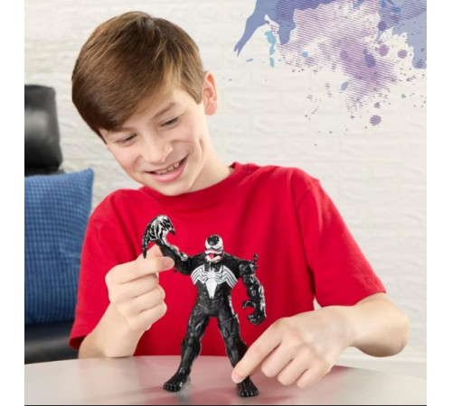 spider-man g2855 figurină interactivă marvel spider-man action fx "venom" (15 cm)