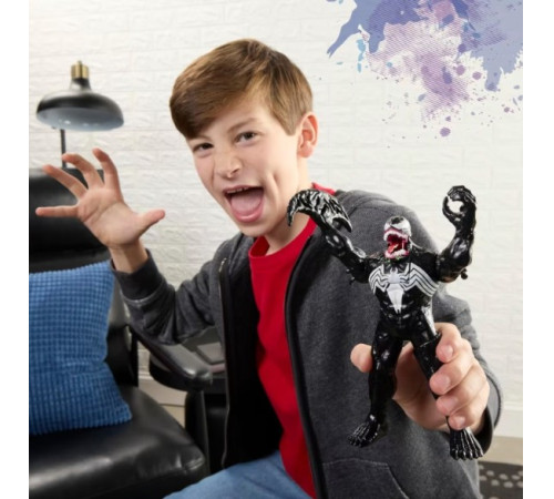 spider-man g2855 figurină interactivă marvel spider-man action fx "venom" (15 cm)