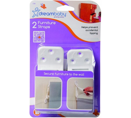 dreambaby f199 curele pentru fixarea mobilierului pe perete (2 buc.)