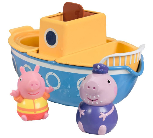 tomy e73414 jucărie de baie "barca lui peppa pig"
