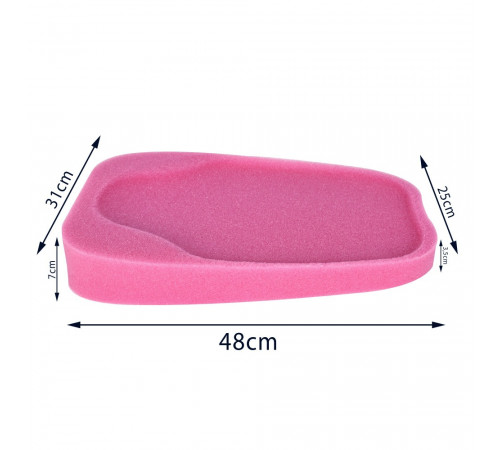 sevi 159-2 Поролоновый матрасик для ванной (розовый)