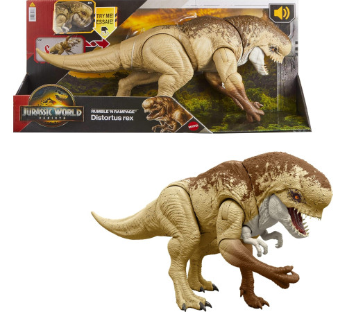 jurassic world jgb58 figurină "distortus rex"
