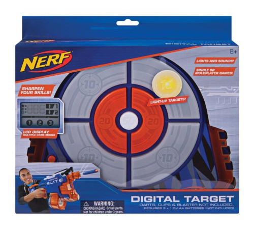 nerf 0156 Цифровая мишень "strike and score digital target"