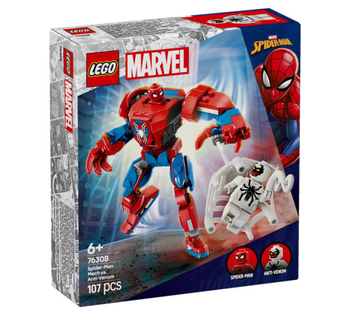  lego marvel 76308 constructor "spider-man vs anti-venom" (107 el.)