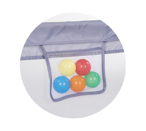 chipolino koisi0251gy Țarc fiesta (150×150 cm) gri