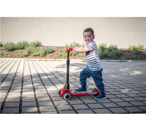 baby mix 55485 trotinetă electrică moovi kids (roșu)