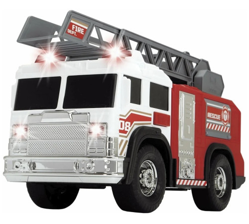 dickie 3306016 camion de pompieri cu lumină și sunet (30 cm.)