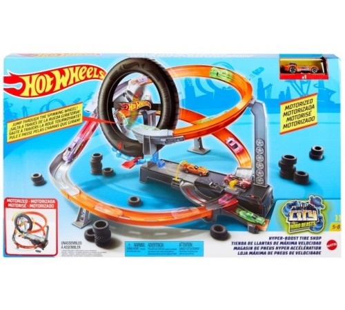  hot wheels gjl16 Игровой набор "Гонки в шиномонтажной"